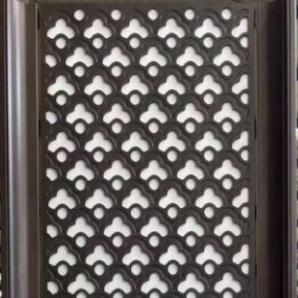 curved openwork wall panel